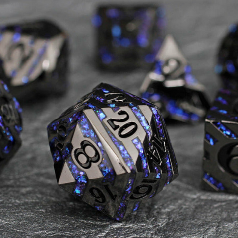 Star Slash Set of 7 Metal Dice