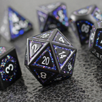 Underdark Glimmer 7-Piece Metal Dice Set