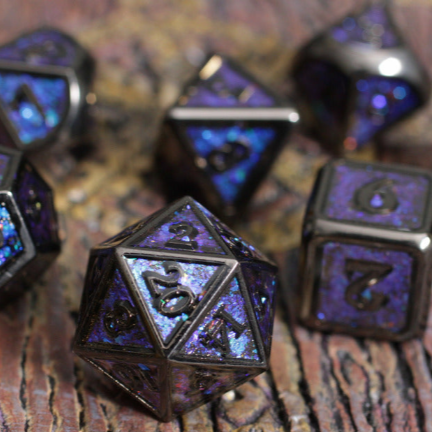 Warlock's Secret Metal Dice Set